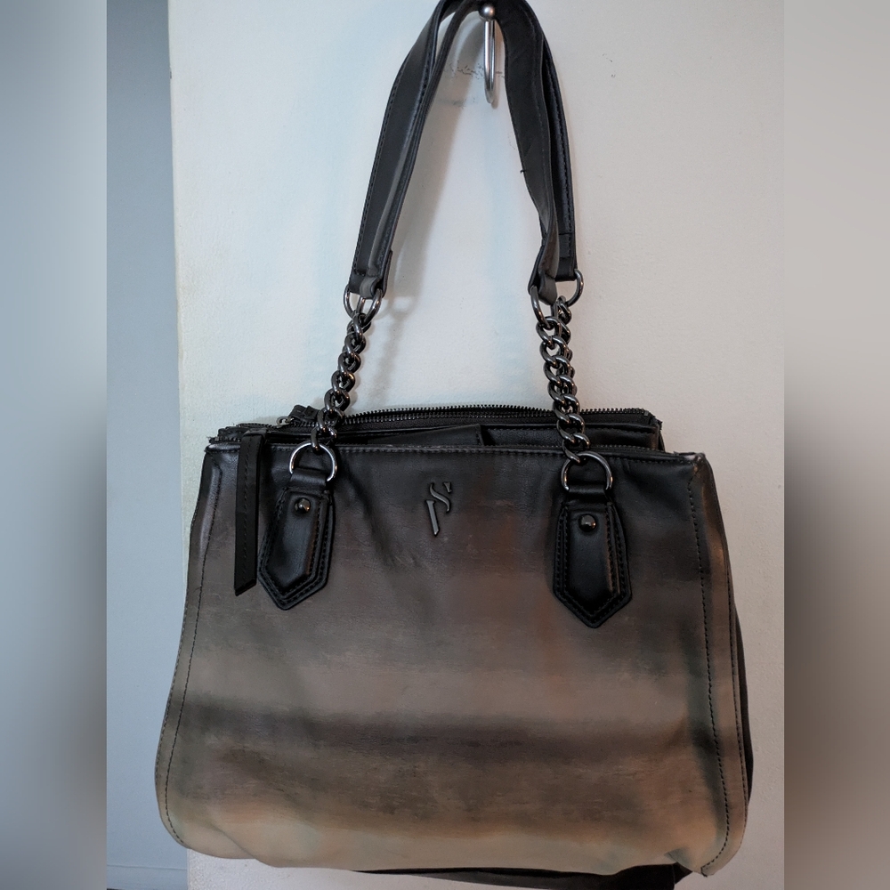 Simply VeraVera Stylish Black and Tan Handbag Only $15 Wow Summer Special